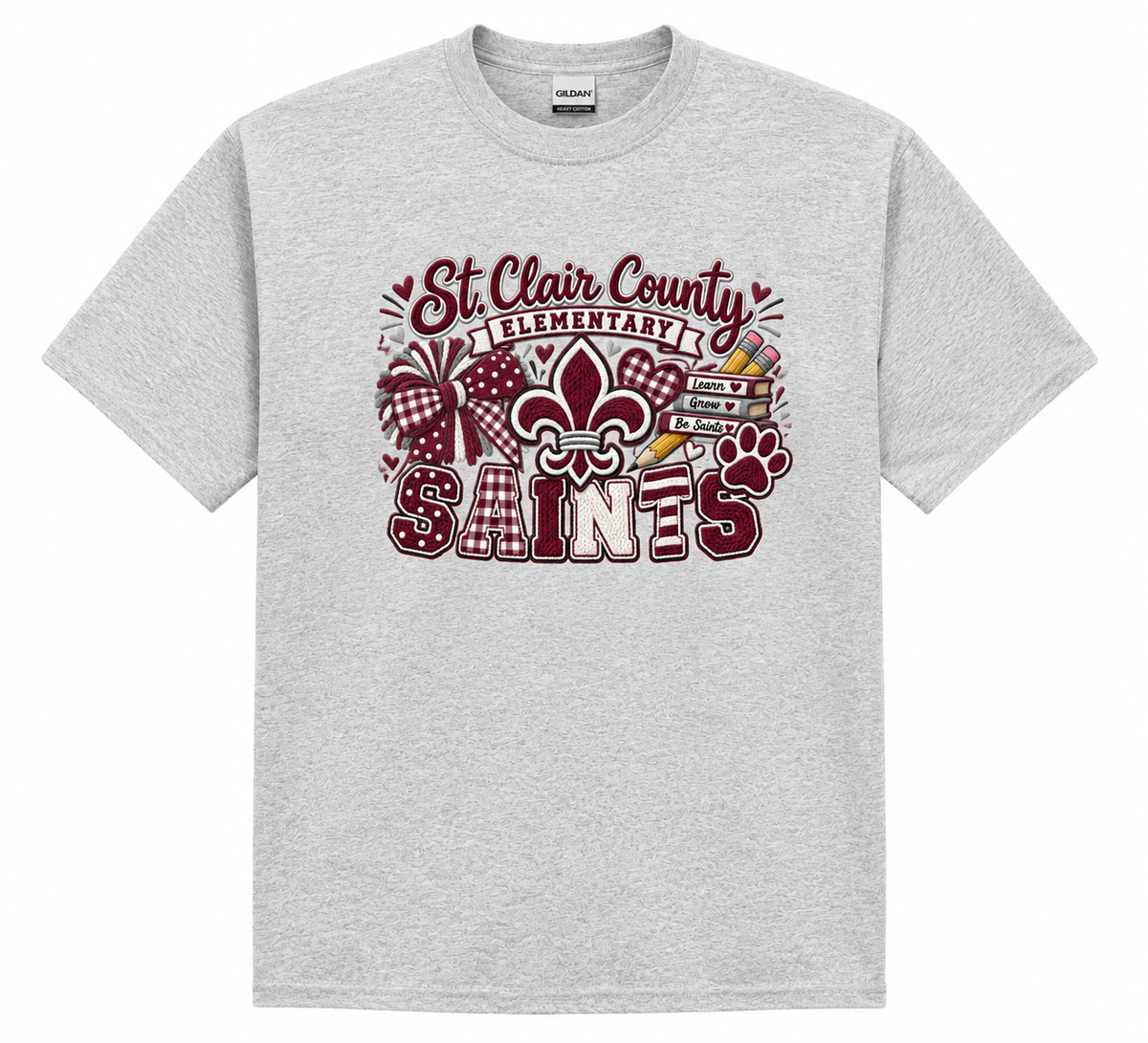St. Clair co. Elementary yarn shirts